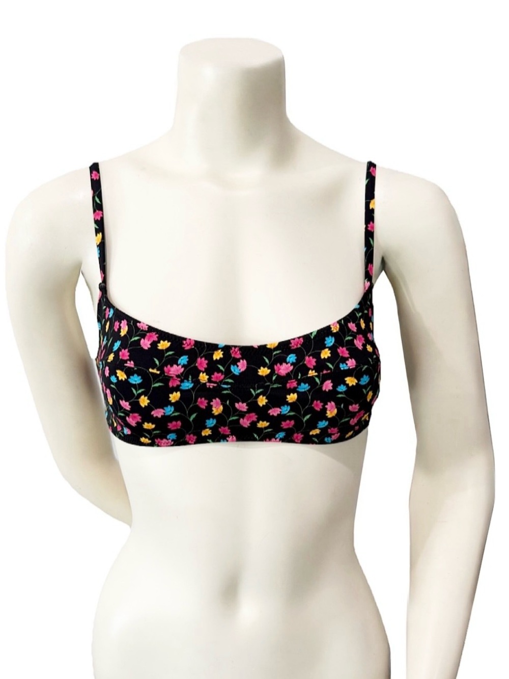 Solid & Striped Elsa Floral Bikini Top NWT Size M